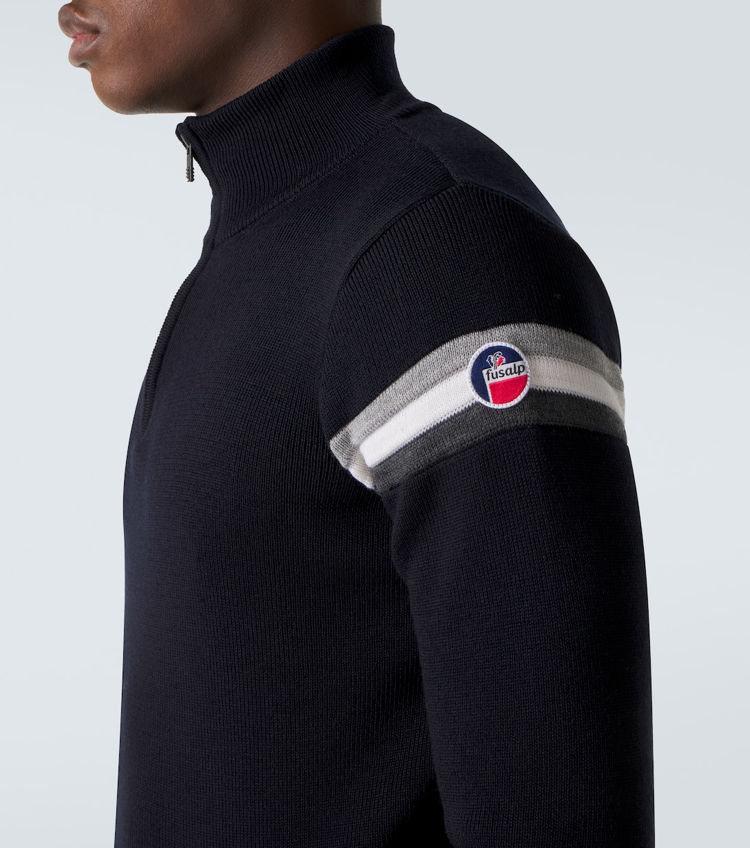 Pullover Wengen IV in lana con zip | Fusalp