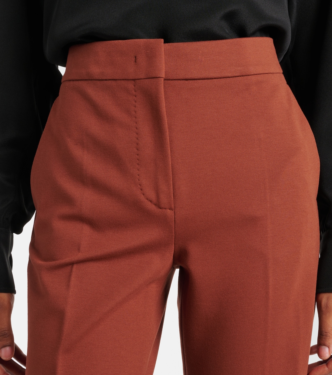 Schmale Hose Pegno aus Jersey | Max Mara