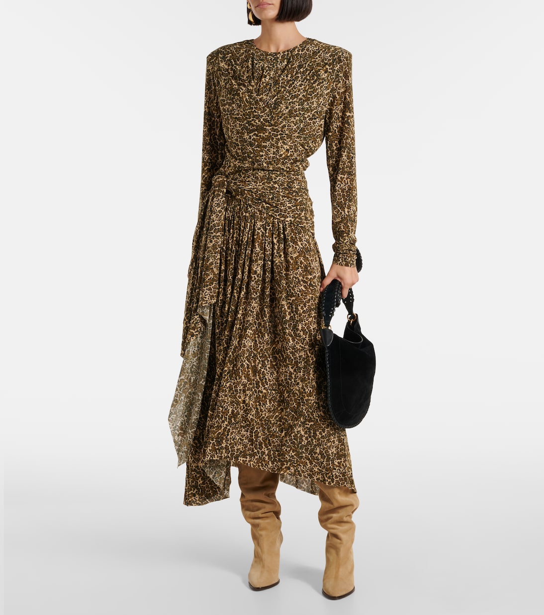 Abito lungo Zeidi con stampa leopardata | Isabel Marant