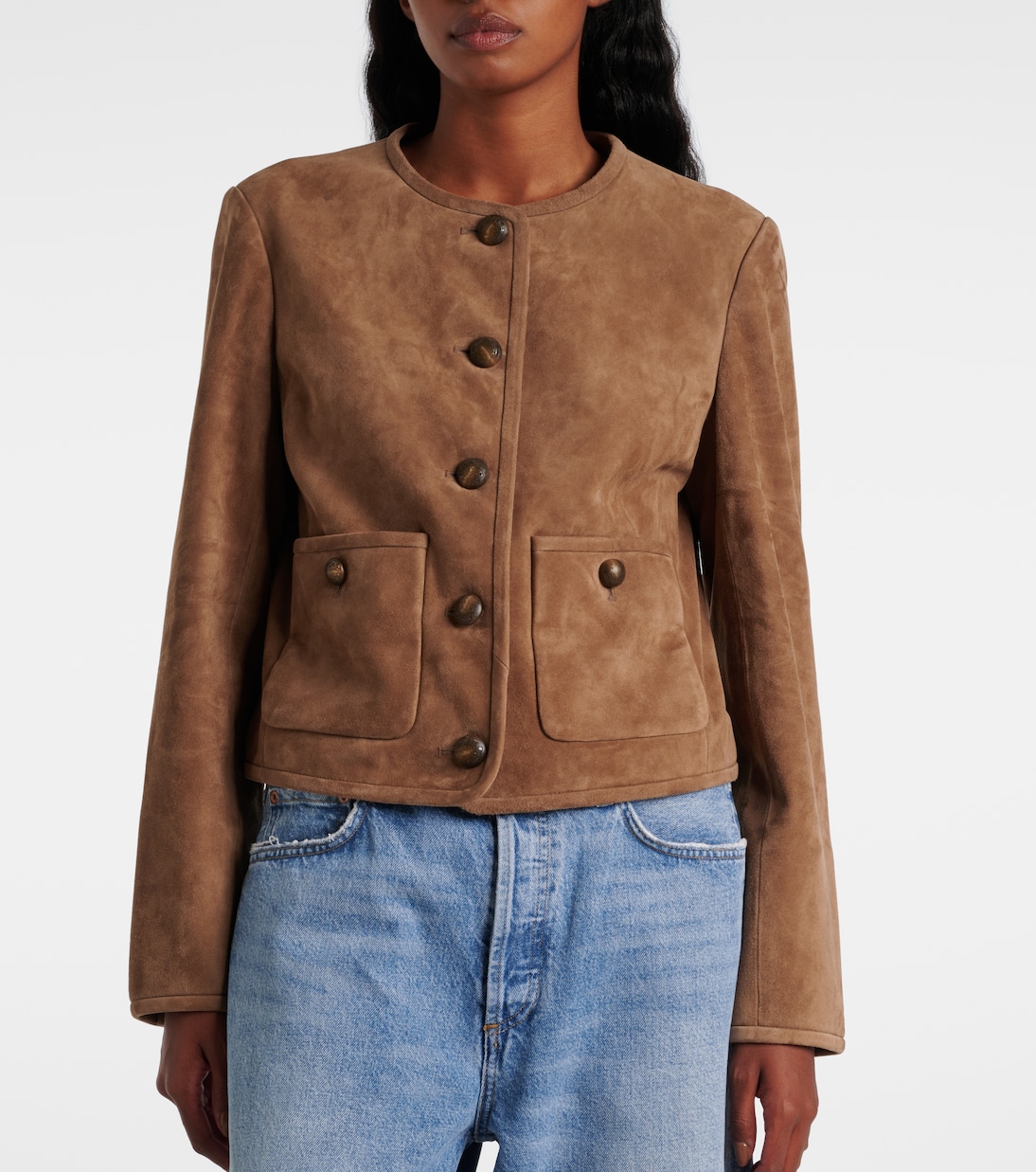 Jacke Andrea aus Veloursleder | Veronica Beard