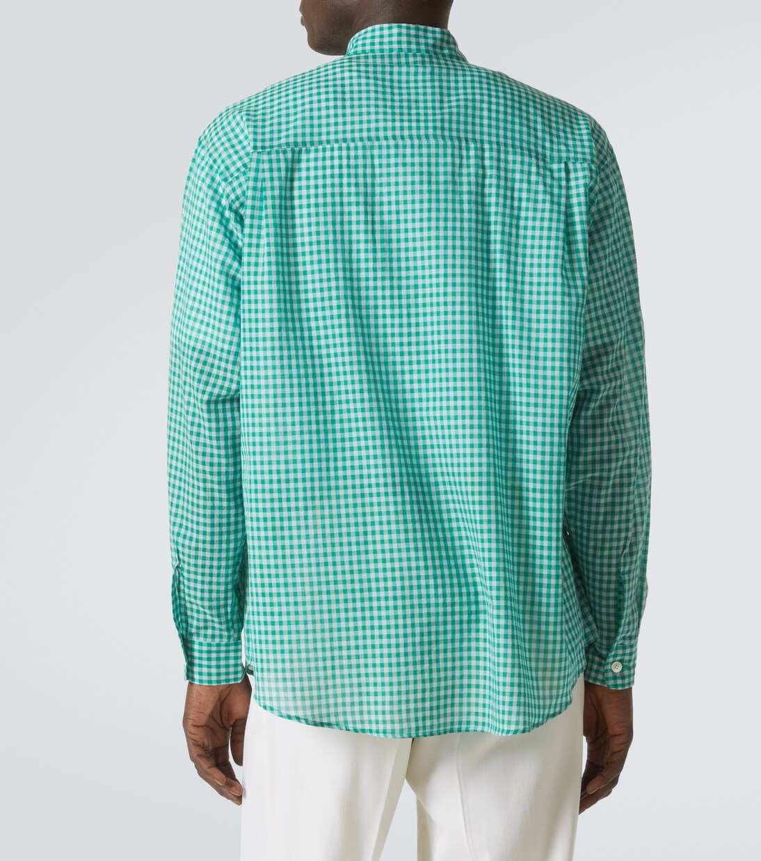 Gingham cotton shirt | Auralee