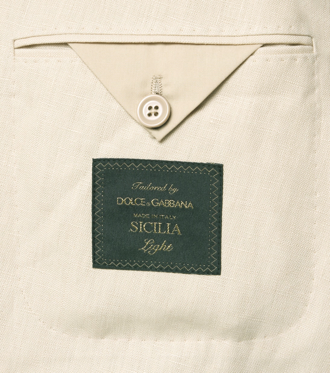 Blazer doppiopetto in lino | Dolce&Gabbana