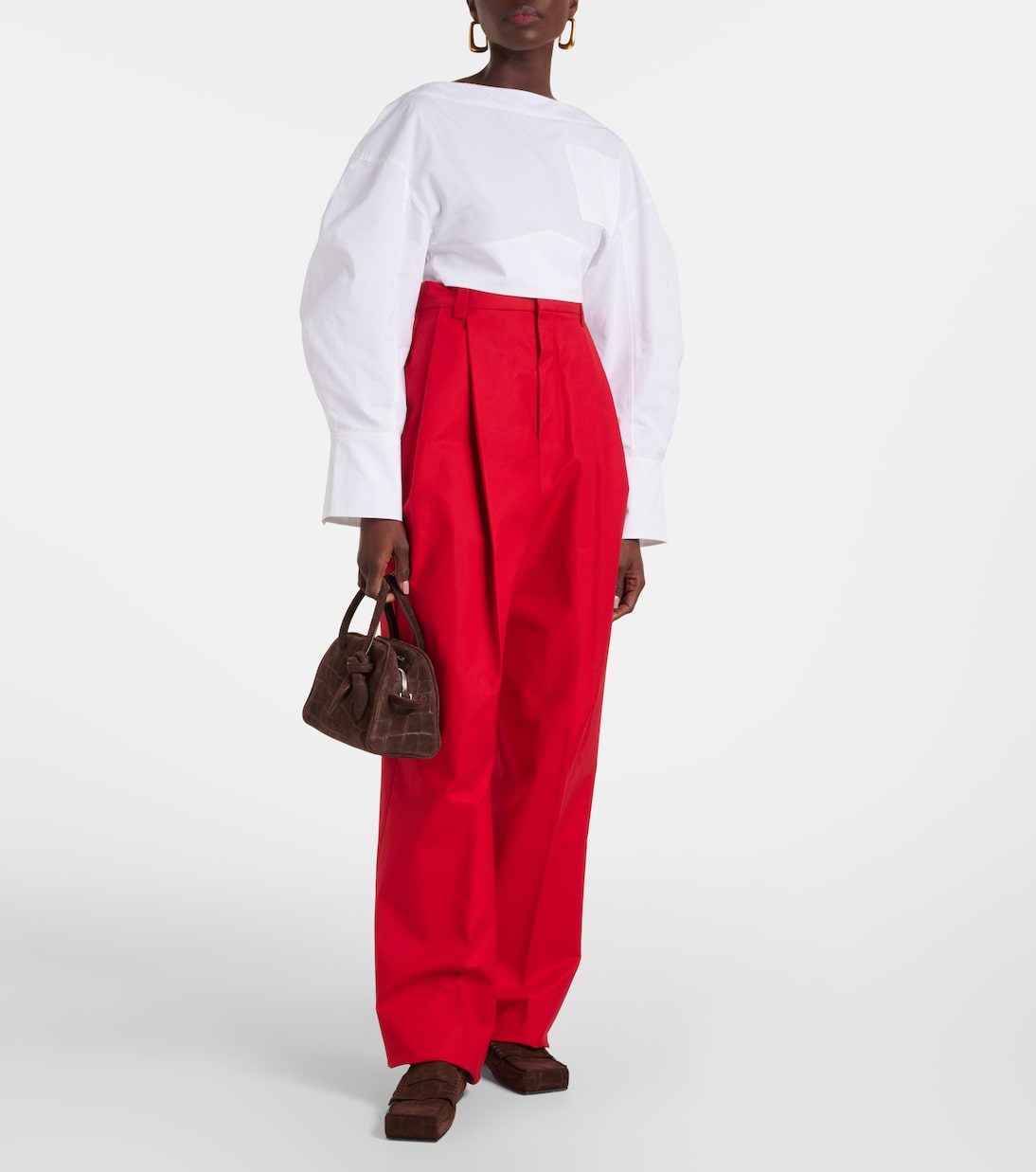 Mocassini Carré in suede e pelle | Jacquemus