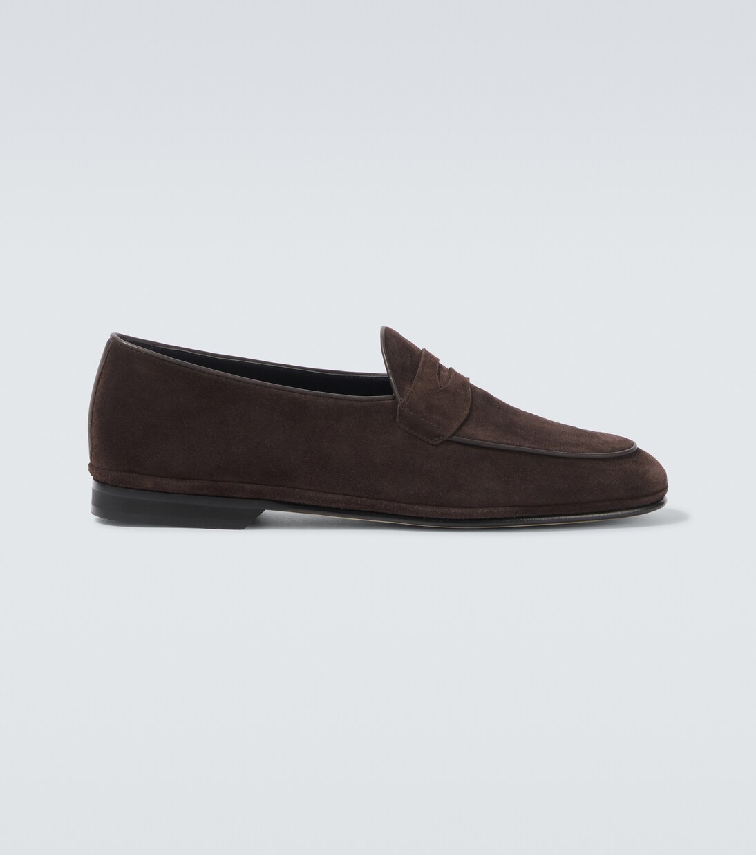 Loafers aus Veloursleder | Rubinacci