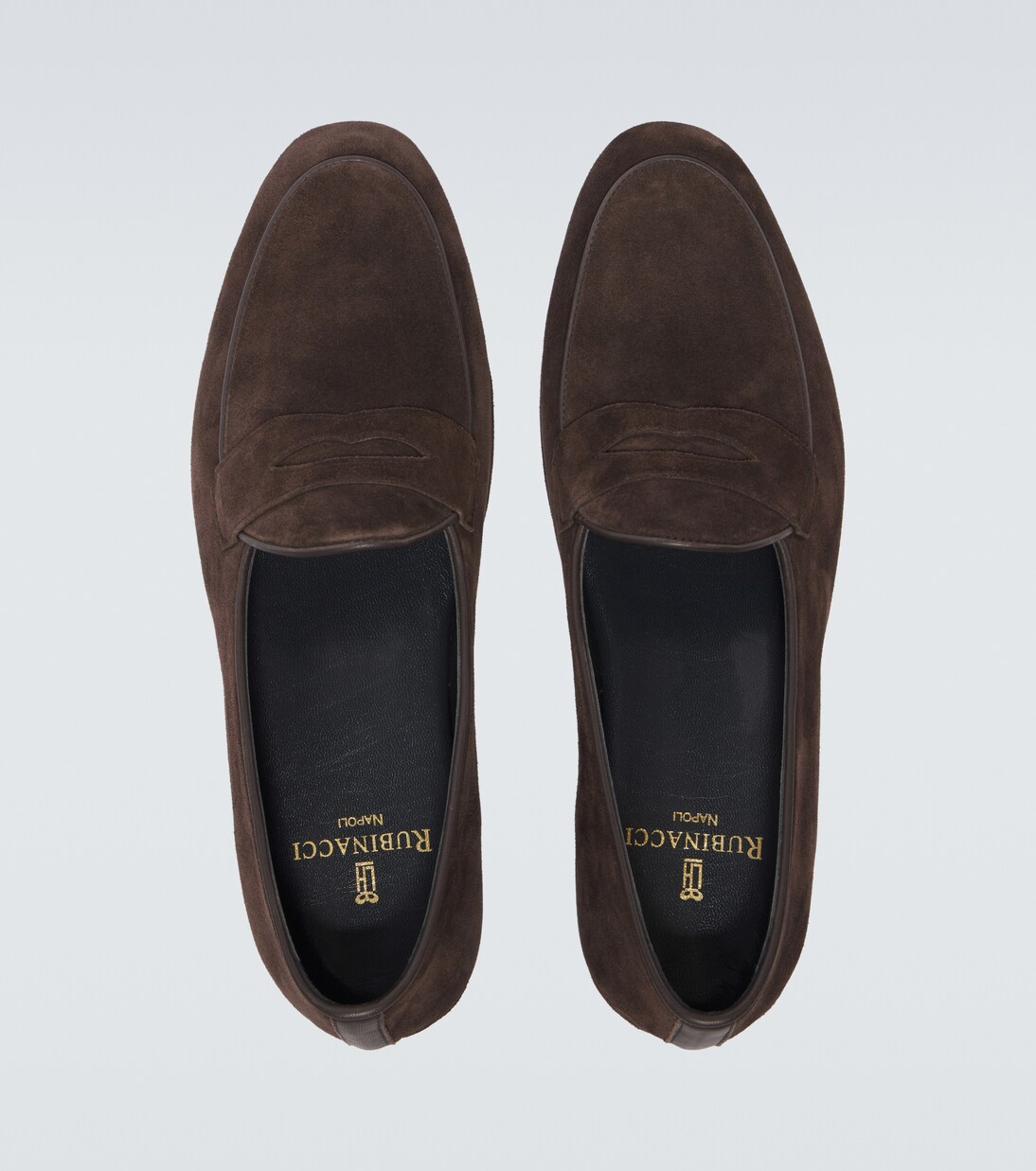 Loafers aus Veloursleder | Rubinacci