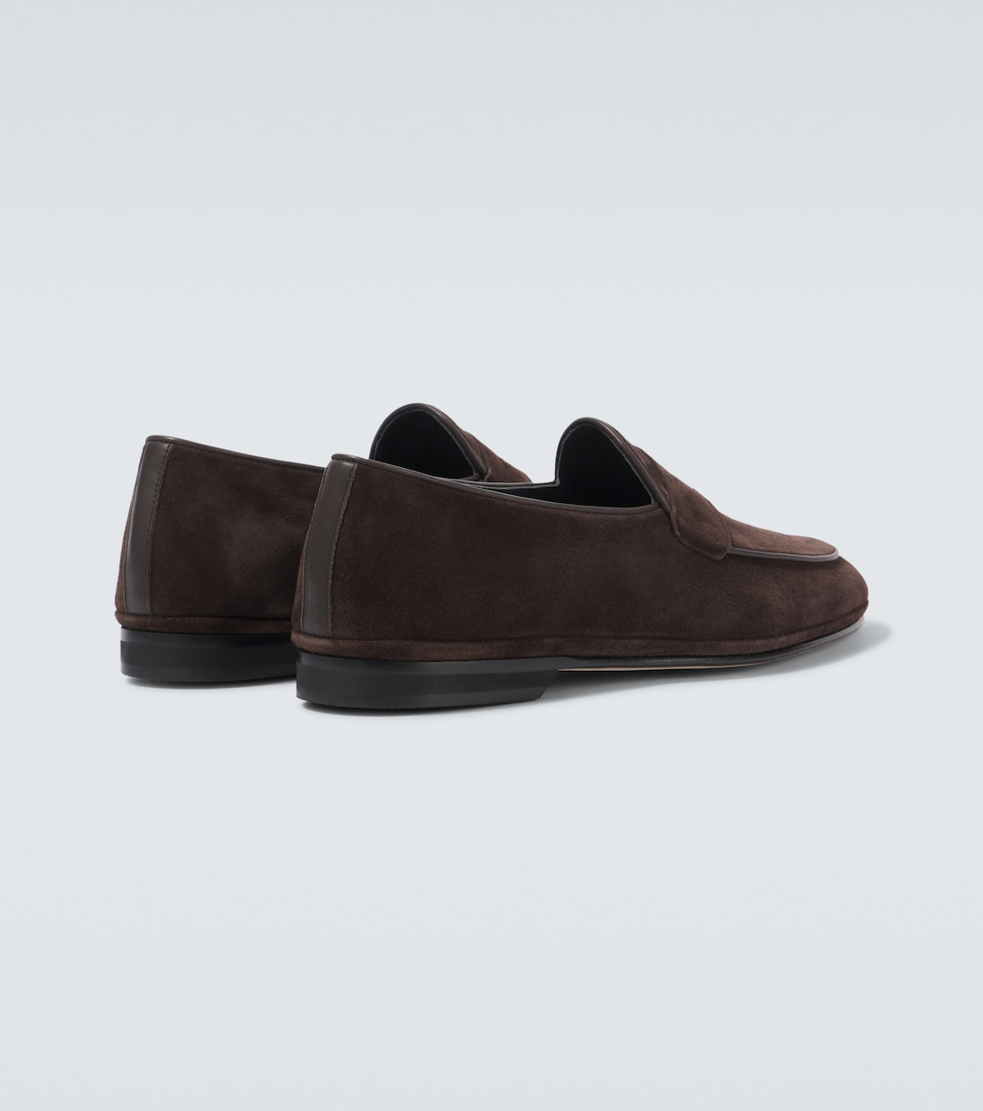 Loafers aus Veloursleder | Rubinacci