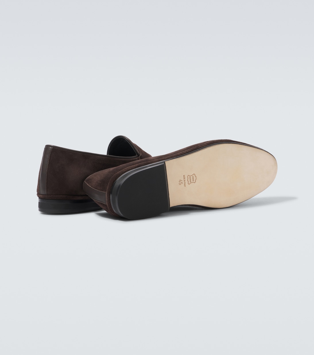 Loafers aus Veloursleder | Rubinacci