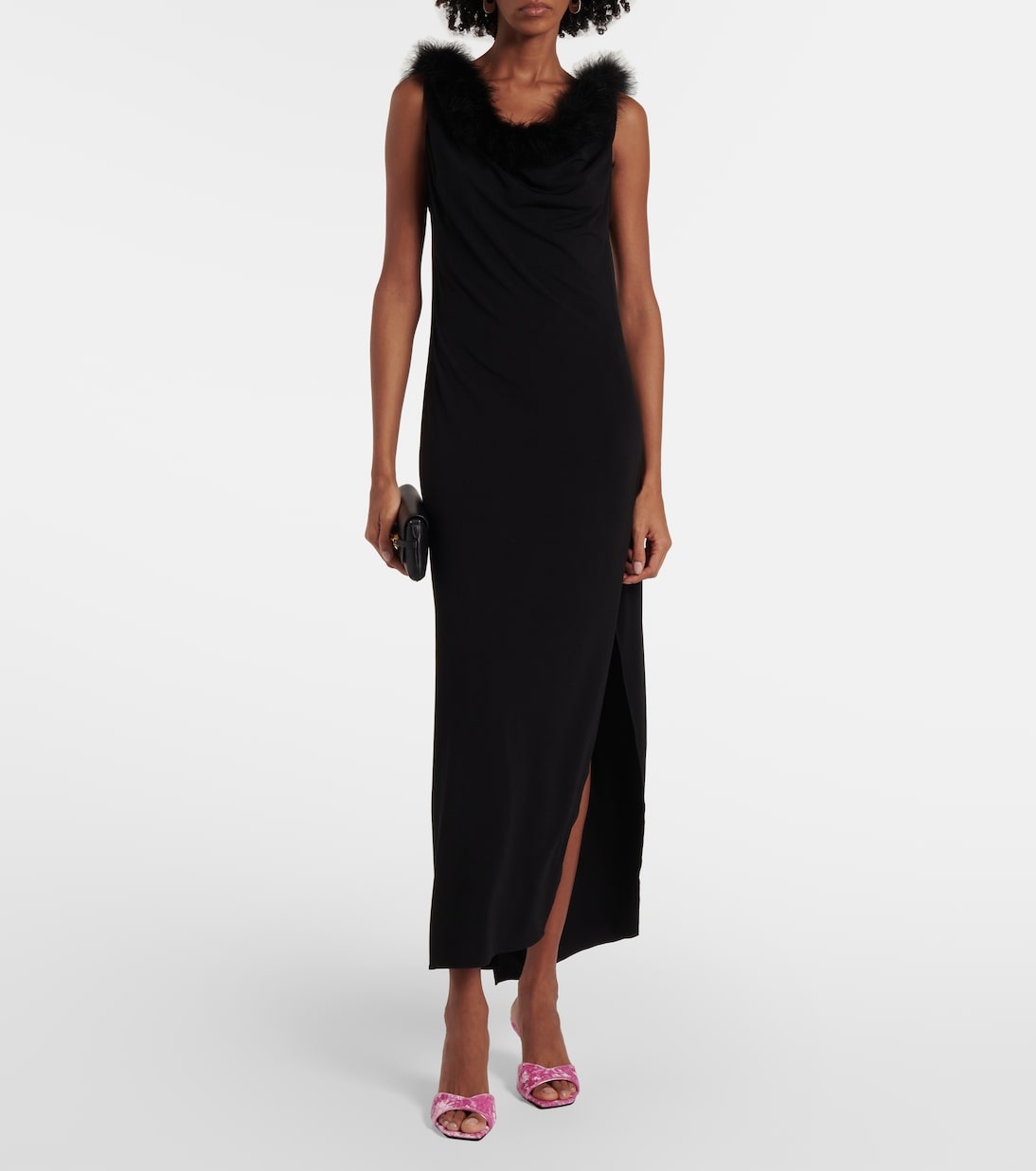 Pantoletten Skye 70 aus Samt | Jimmy Choo