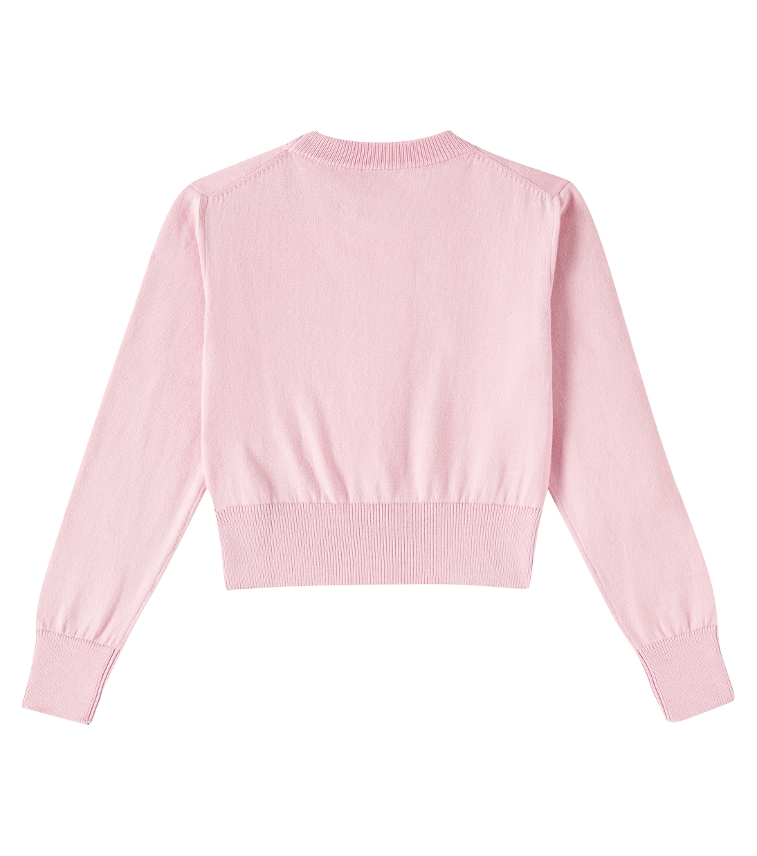 Logo embellished cotton sweater | Dolce&Gabbana Kids