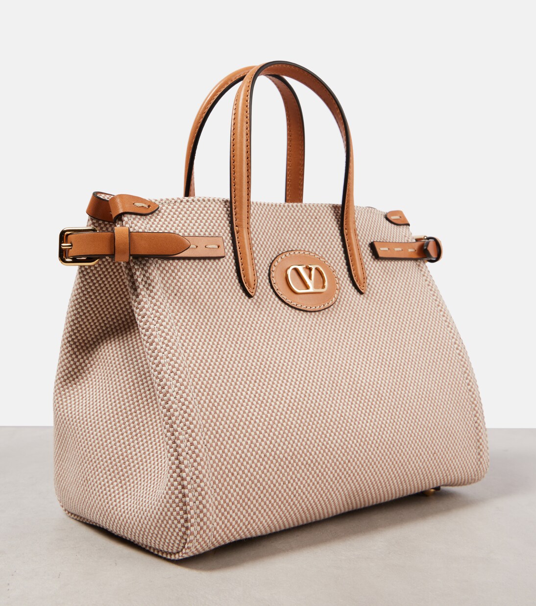 Antibes Small canvas tote bag | Valentino Garavani