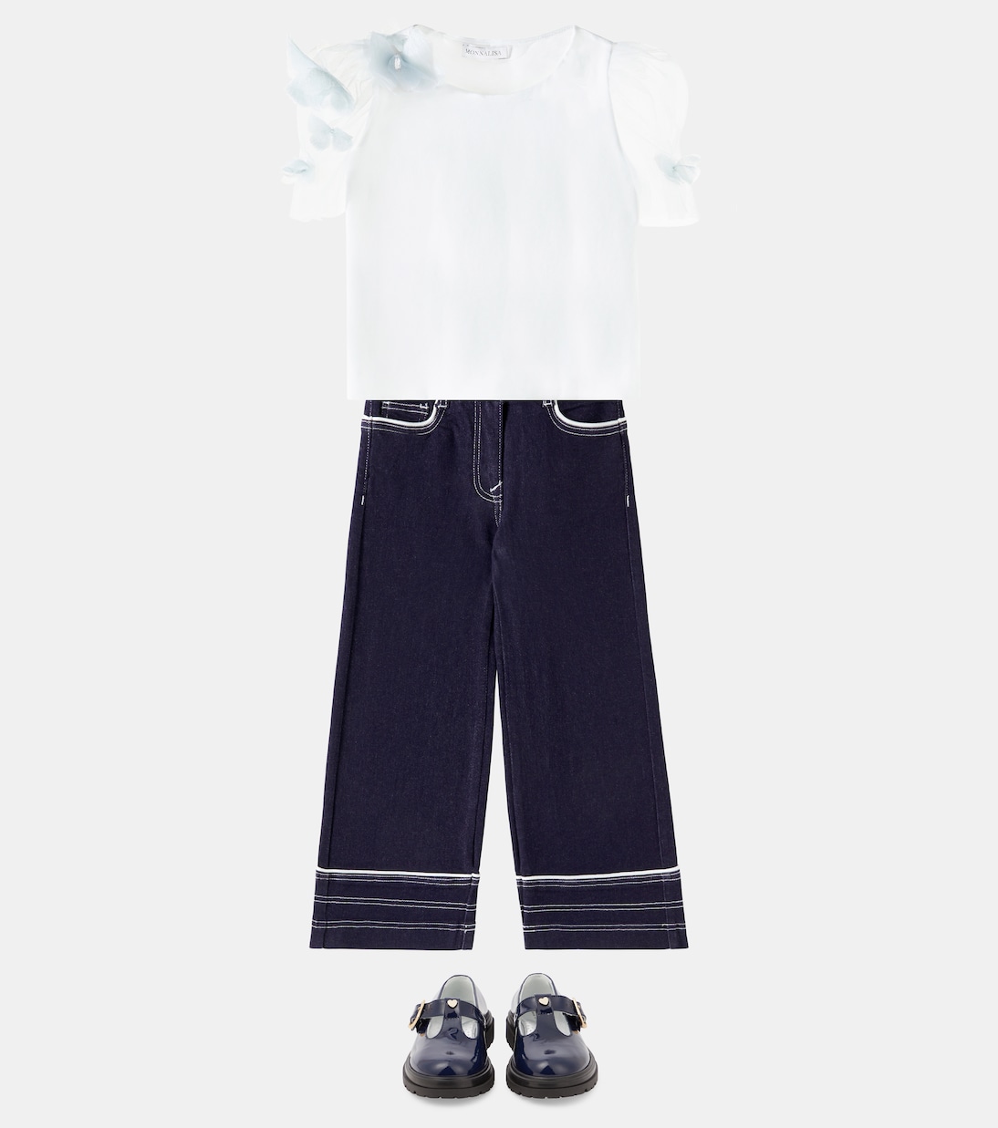 Jeans a gamba larga | Monnalisa