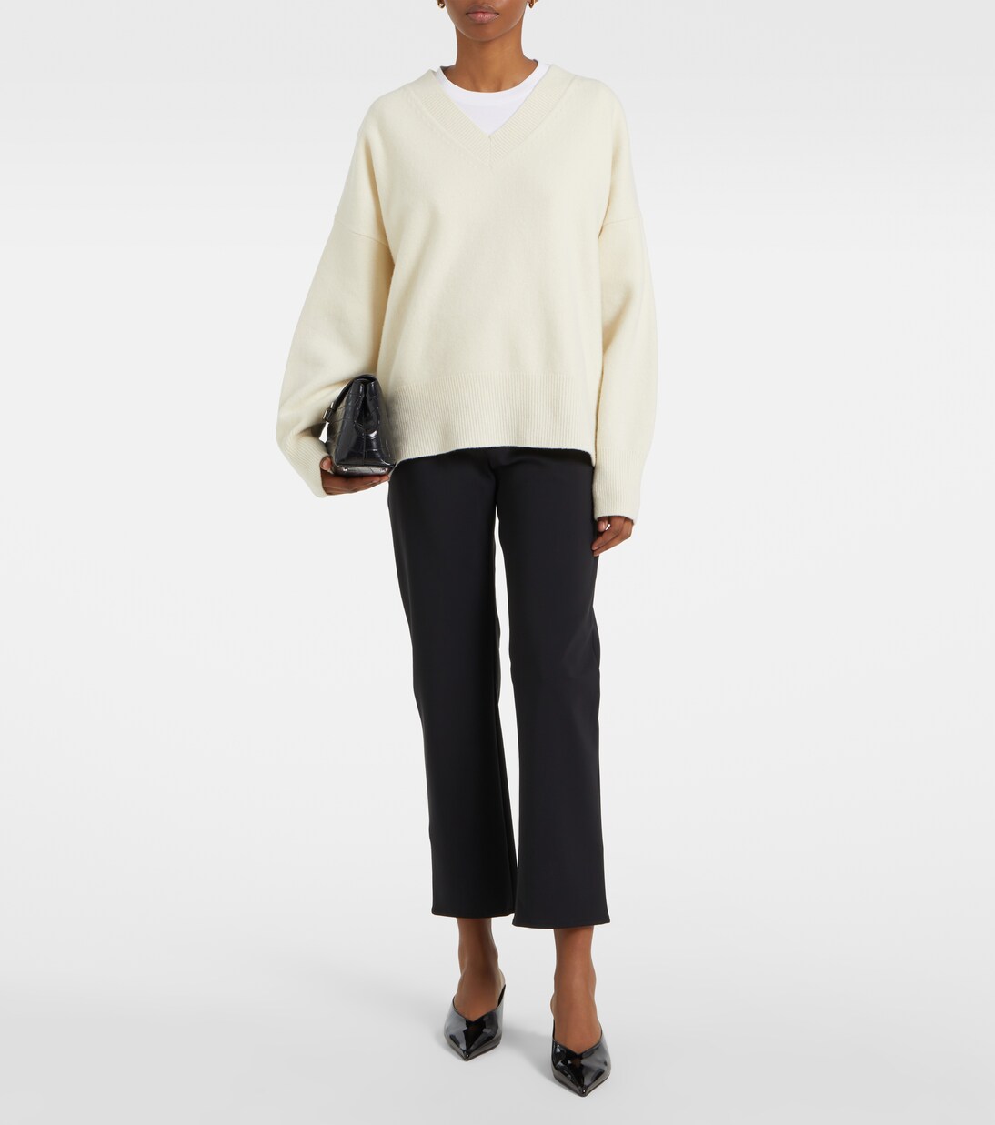 Scuba cropped slim pants | Róhe