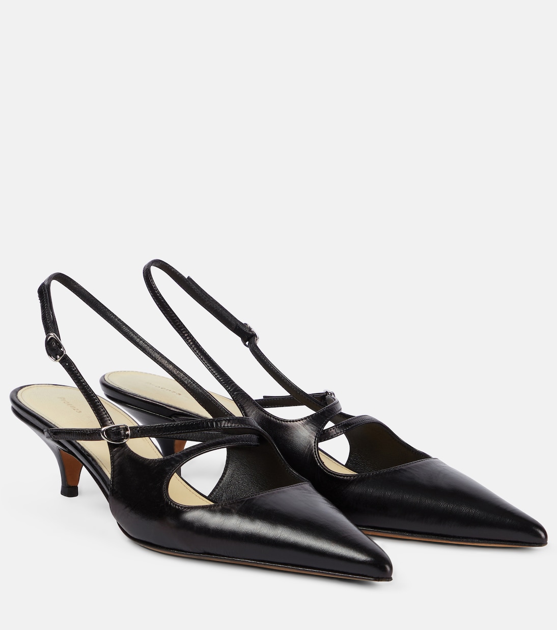 Slash leather slingback pumps | Proenza Schouler