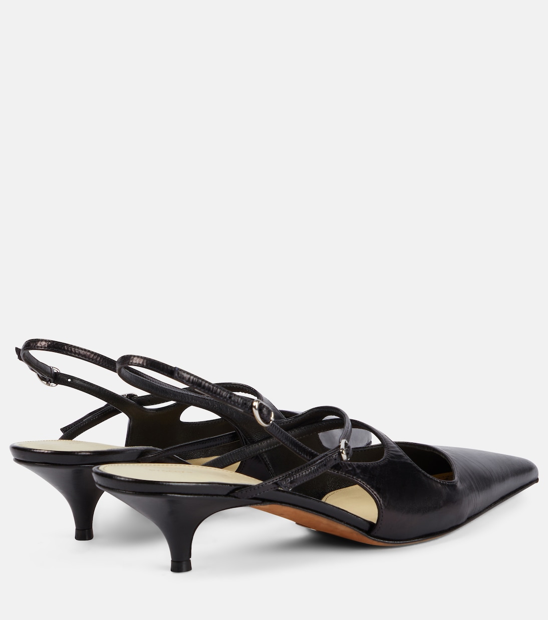 Slash leather slingback pumps | Proenza Schouler