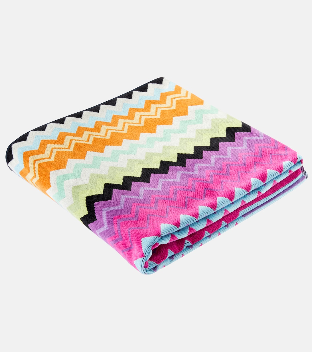 Giacomo Zigzag cotton bath sheet | Missoni