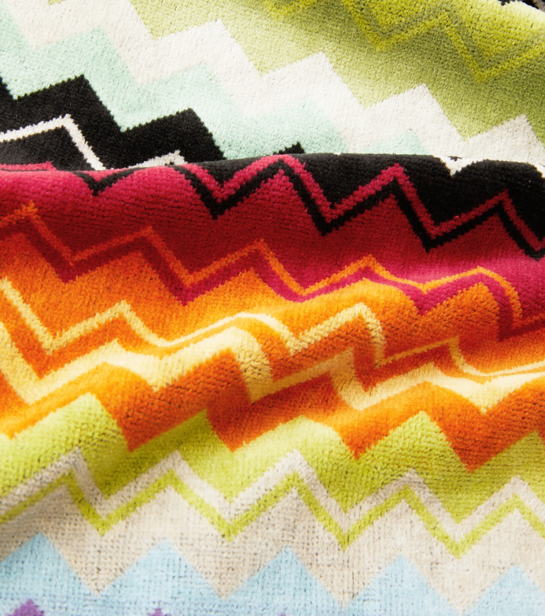 Giacomo Zigzag cotton bath sheet | Missoni