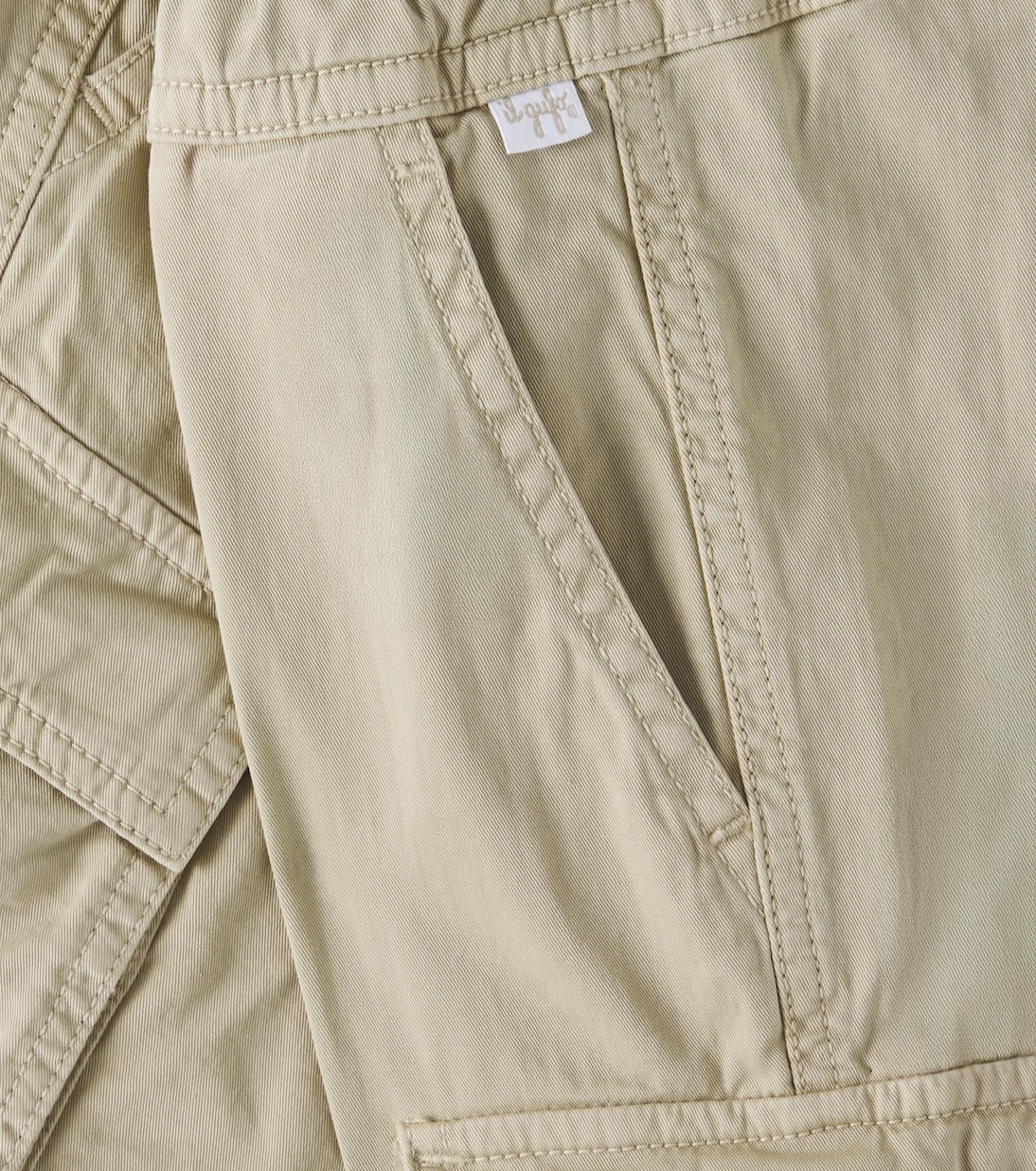Cotton gabardine cargo shorts | Il Gufo
