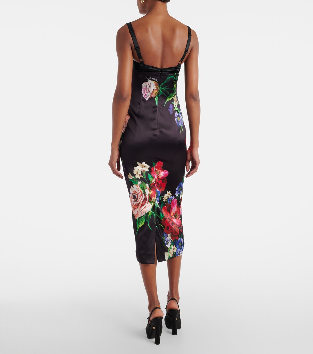 Midikleid aus Satin | Dolce&Gabbana