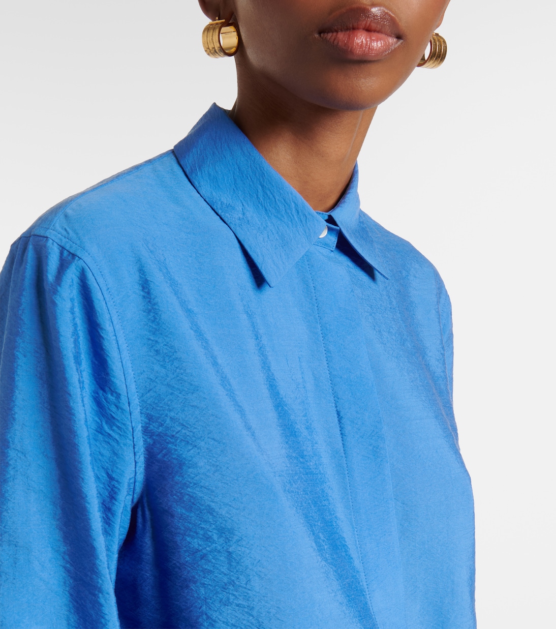 Abito chemisier in misto seta | Toteme