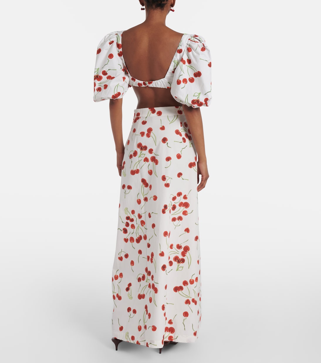 Printed cotton bandeau top | Adriana Degreas