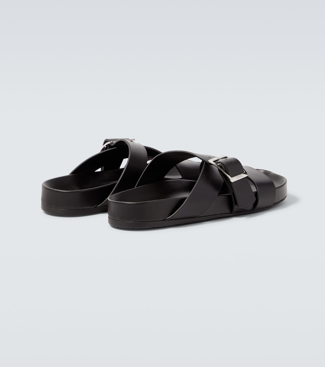 Paula's Ibiza Ease Buckle leather sandals | Loewe