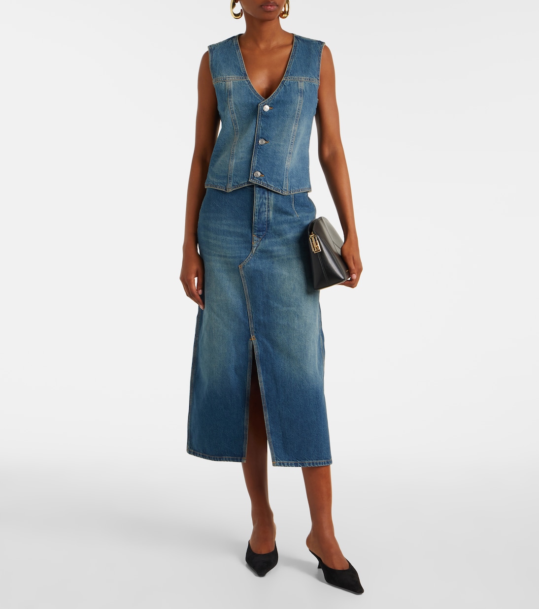 Jeansrock | Victoria Beckham