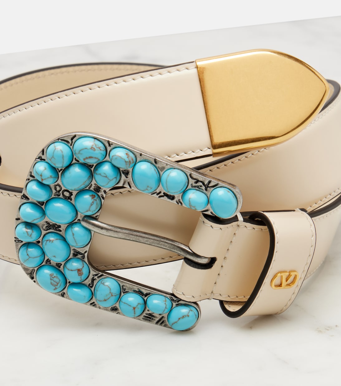 VLogo Signature 30 leather belt | Valentino Garavani