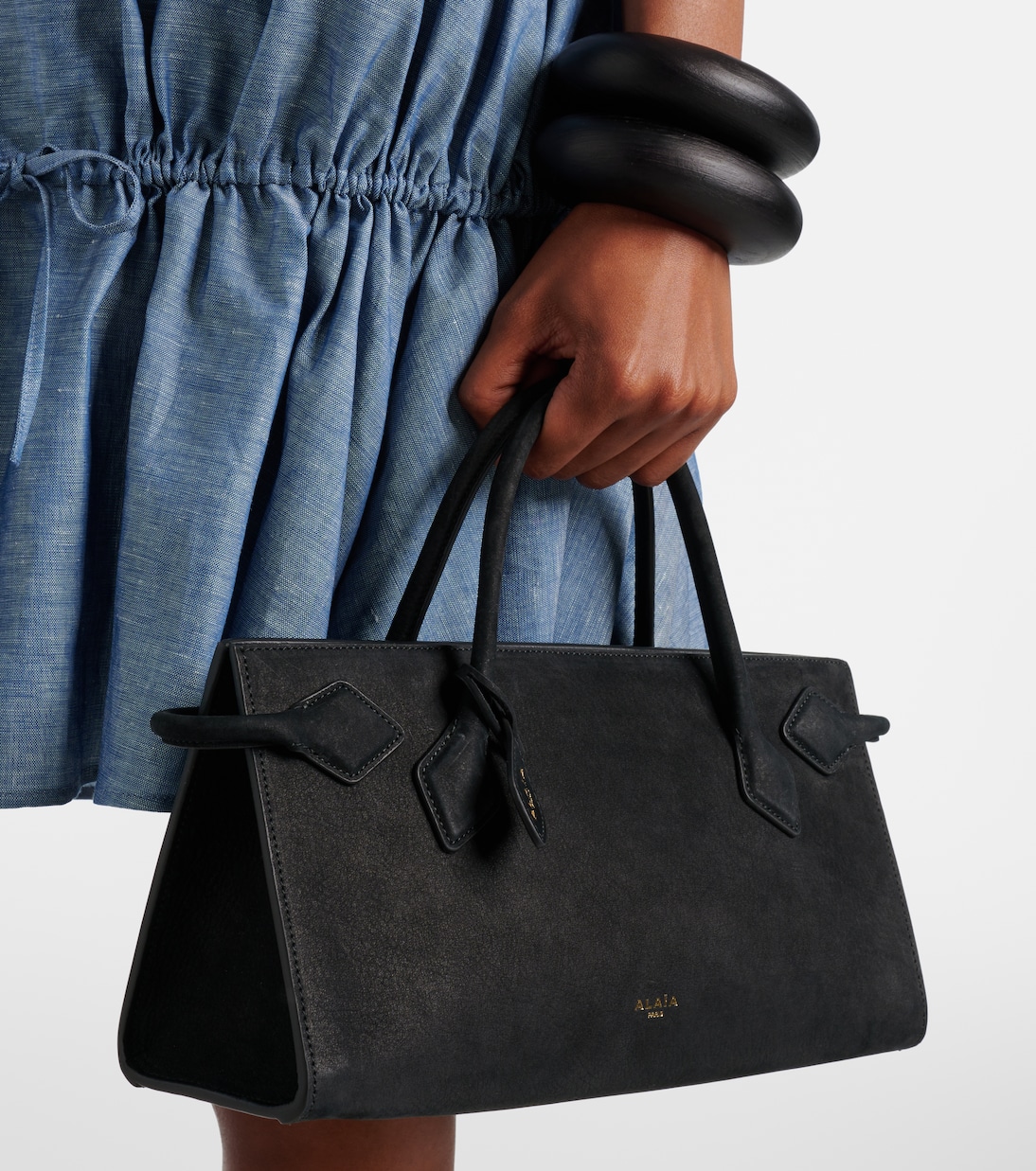 Tote Bag aus Veloursleder | Alaïa