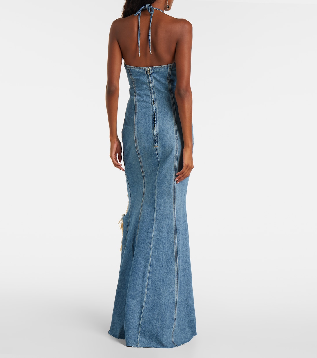 Maxikleid aus Denim | Blumarine