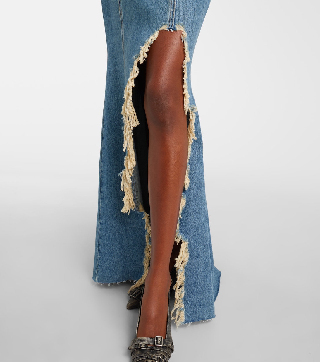 Maxikleid aus Denim | Blumarine