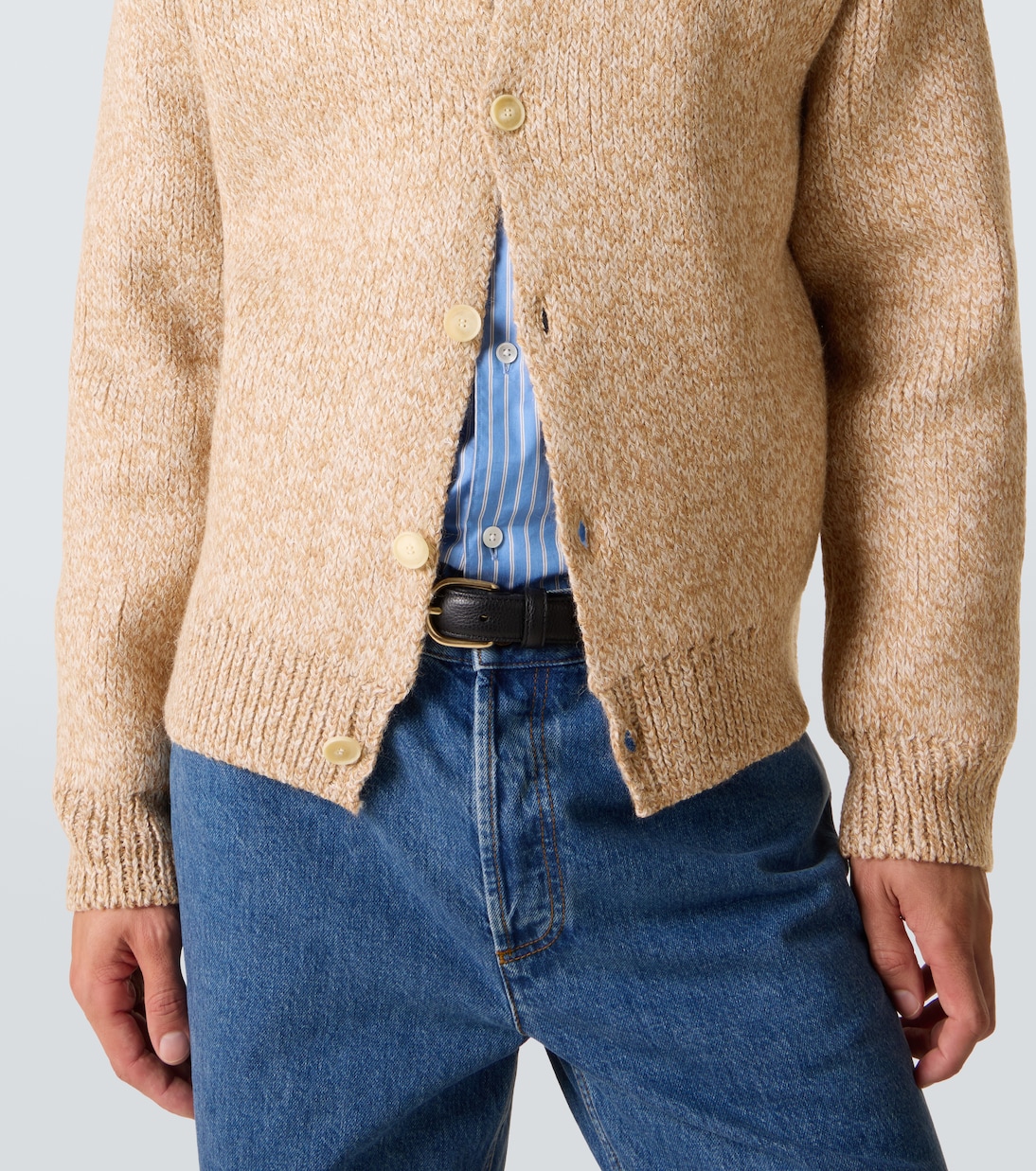 Wool and alpaca-blend cardigan | Auralee