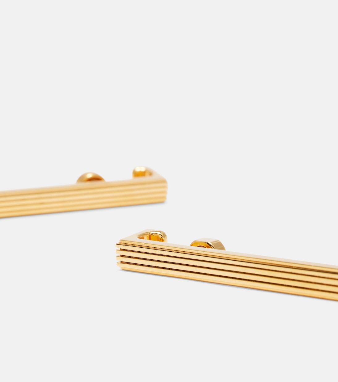 Boucles d'oreilles Empire en plaqué or 18 ct | Khaite