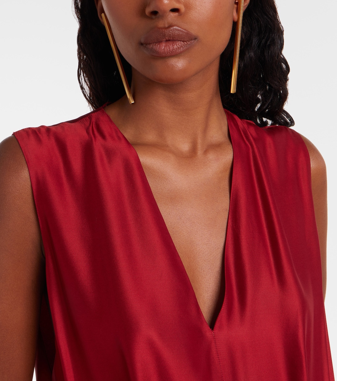 Boucles d'oreilles Empire en plaqué or 18 ct | Khaite