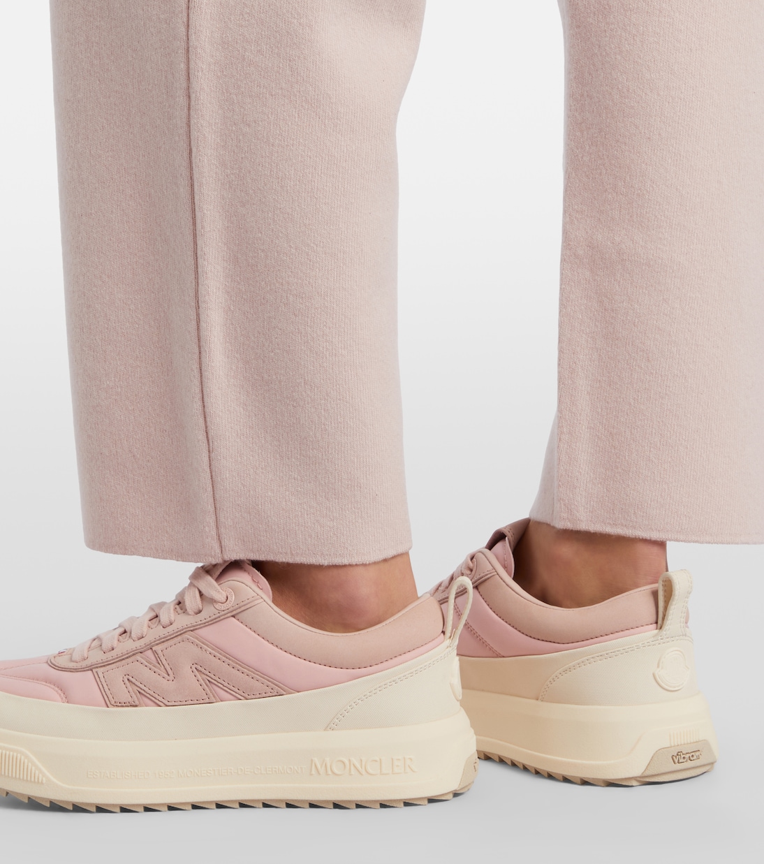 Monpulse Altive leather-trimmed sneakers | Moncler