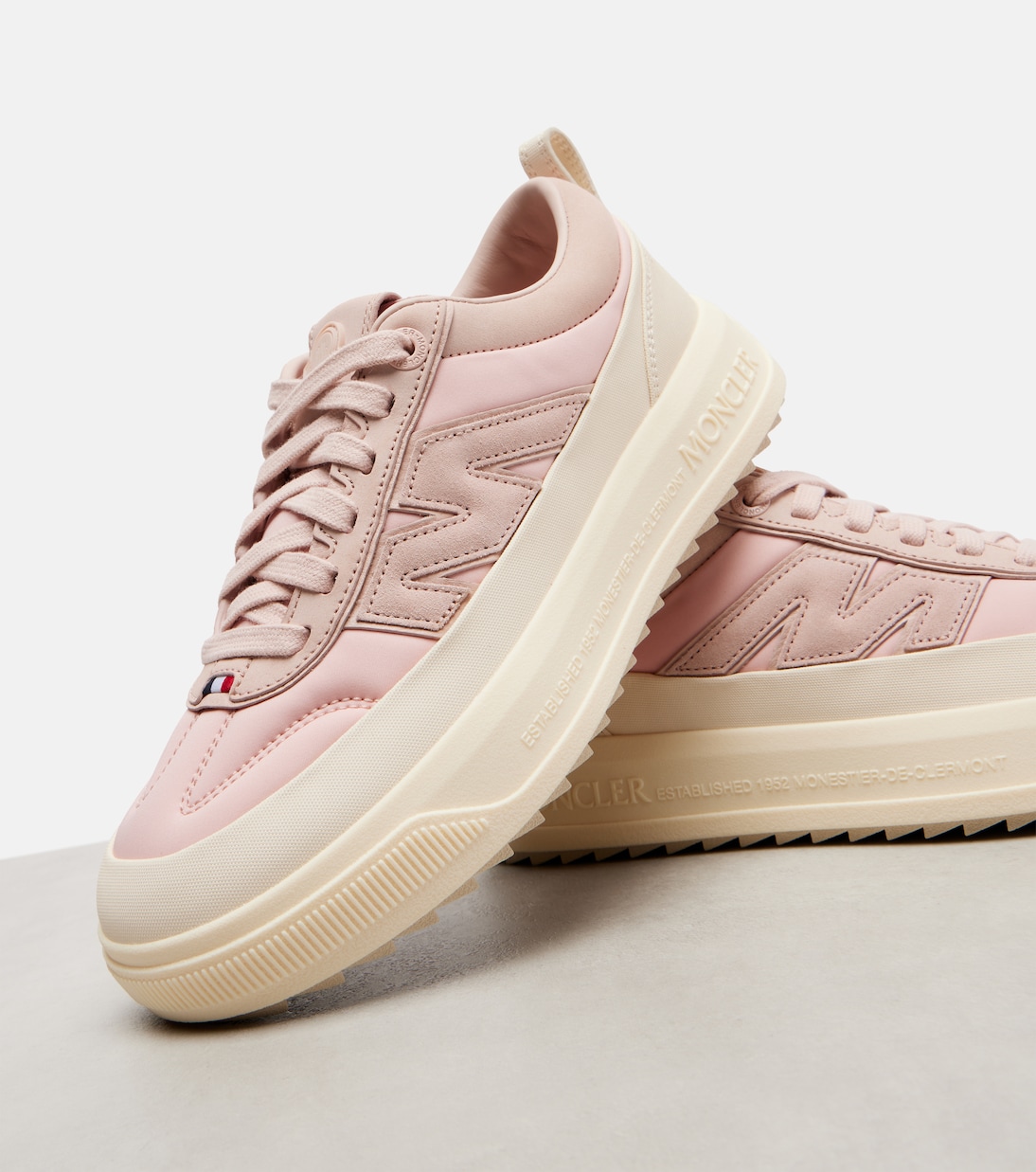 Monpulse Altive leather-trimmed sneakers | Moncler