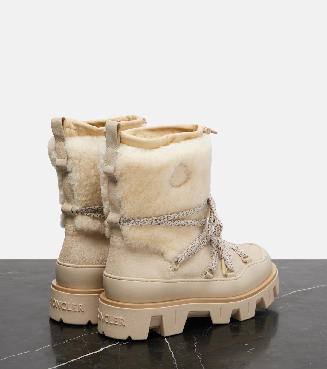 Schneestiefel Peak Aprés aus Veloursleder | Moncler
