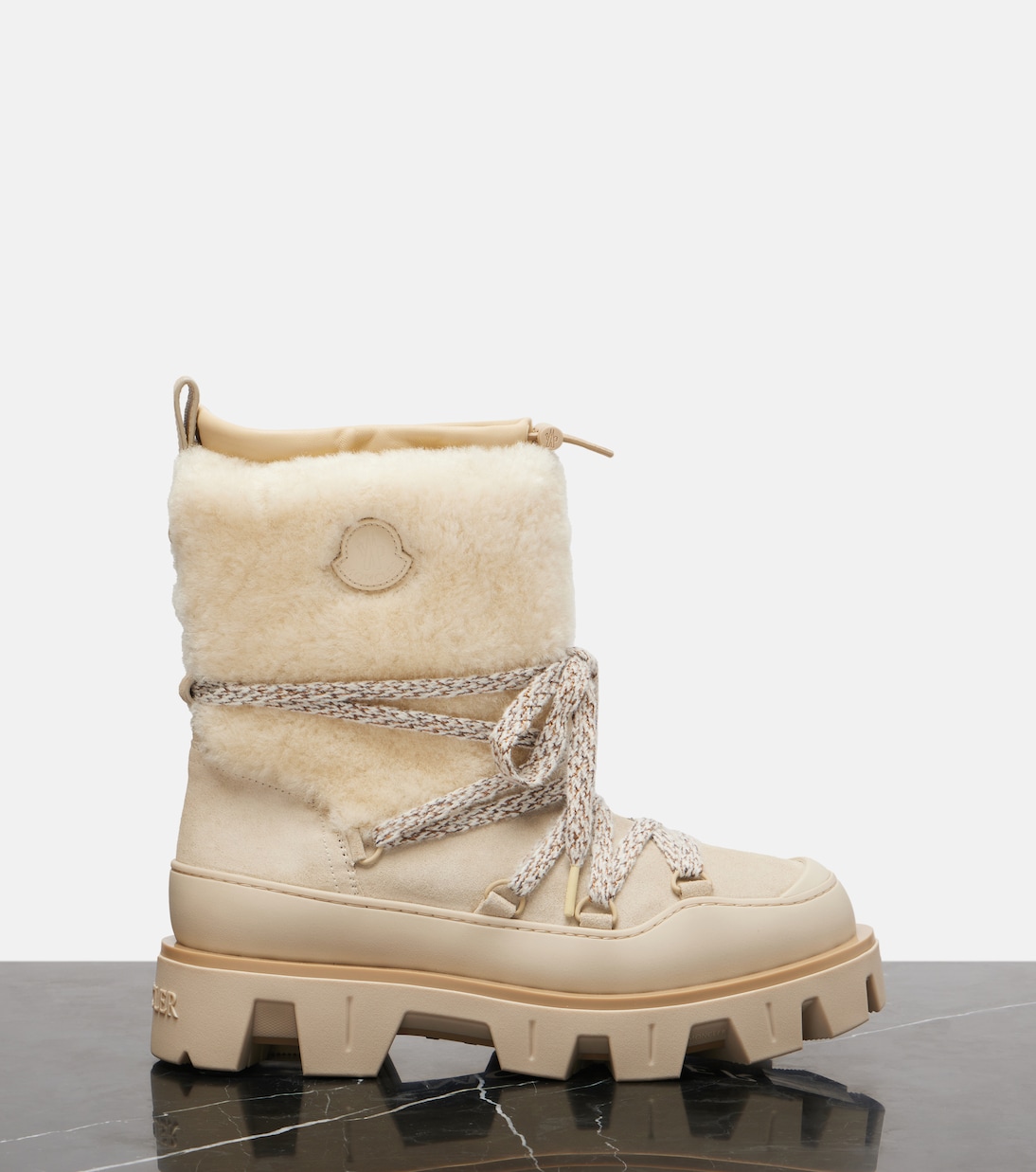 Schneestiefel Peak Aprés aus Veloursleder | Moncler