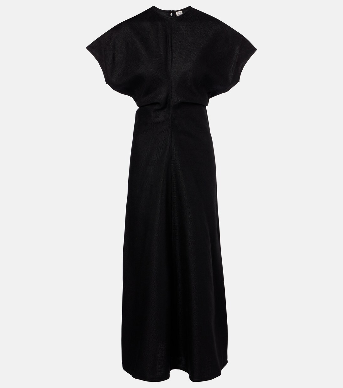 缩褶加长连衣裙 | Toteme