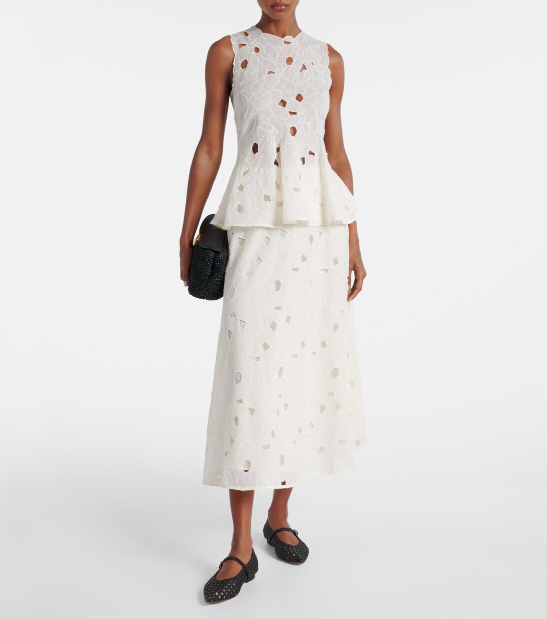 Top Ali in organda di cotone con stampa floreale | Ulla Johnson