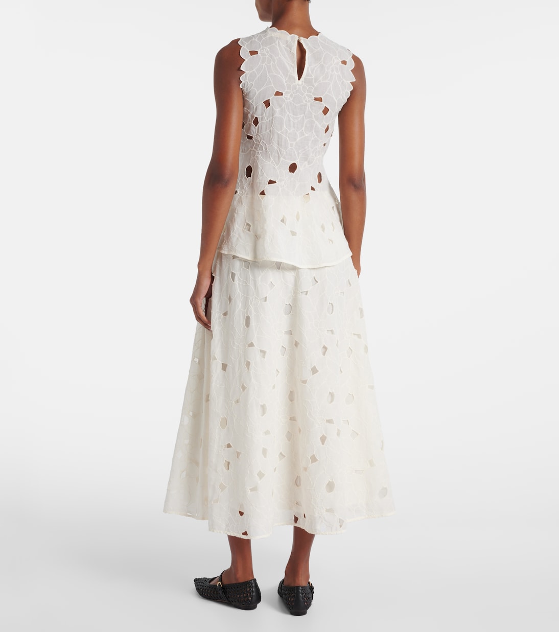 Top Ali in organda di cotone con stampa floreale | Ulla Johnson