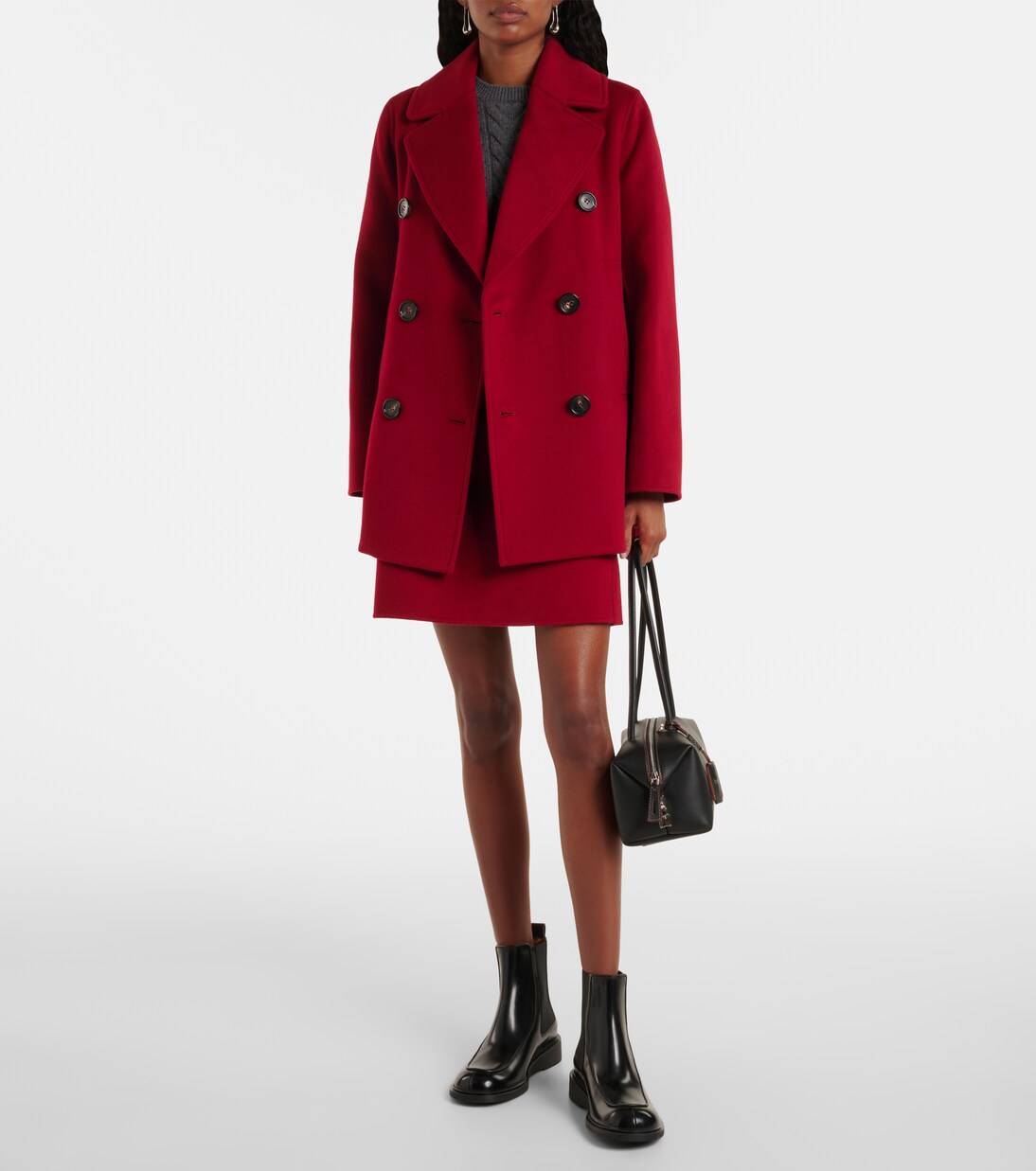 Minifalda Aida de lana virgen | 'S Max Mara