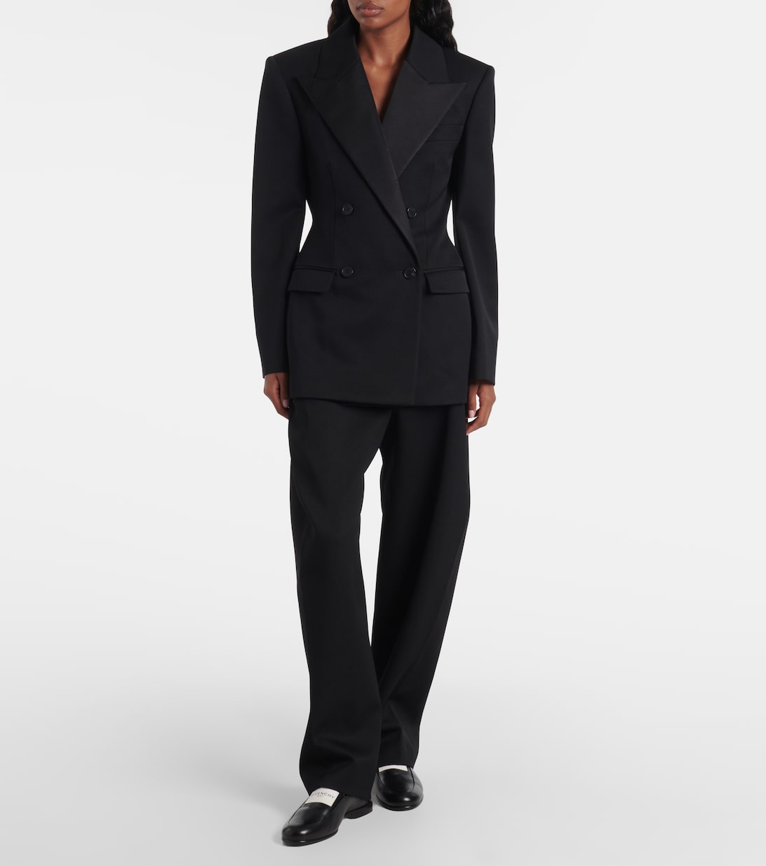 Barrel-Hose Cocoon aus Wolle | Givenchy