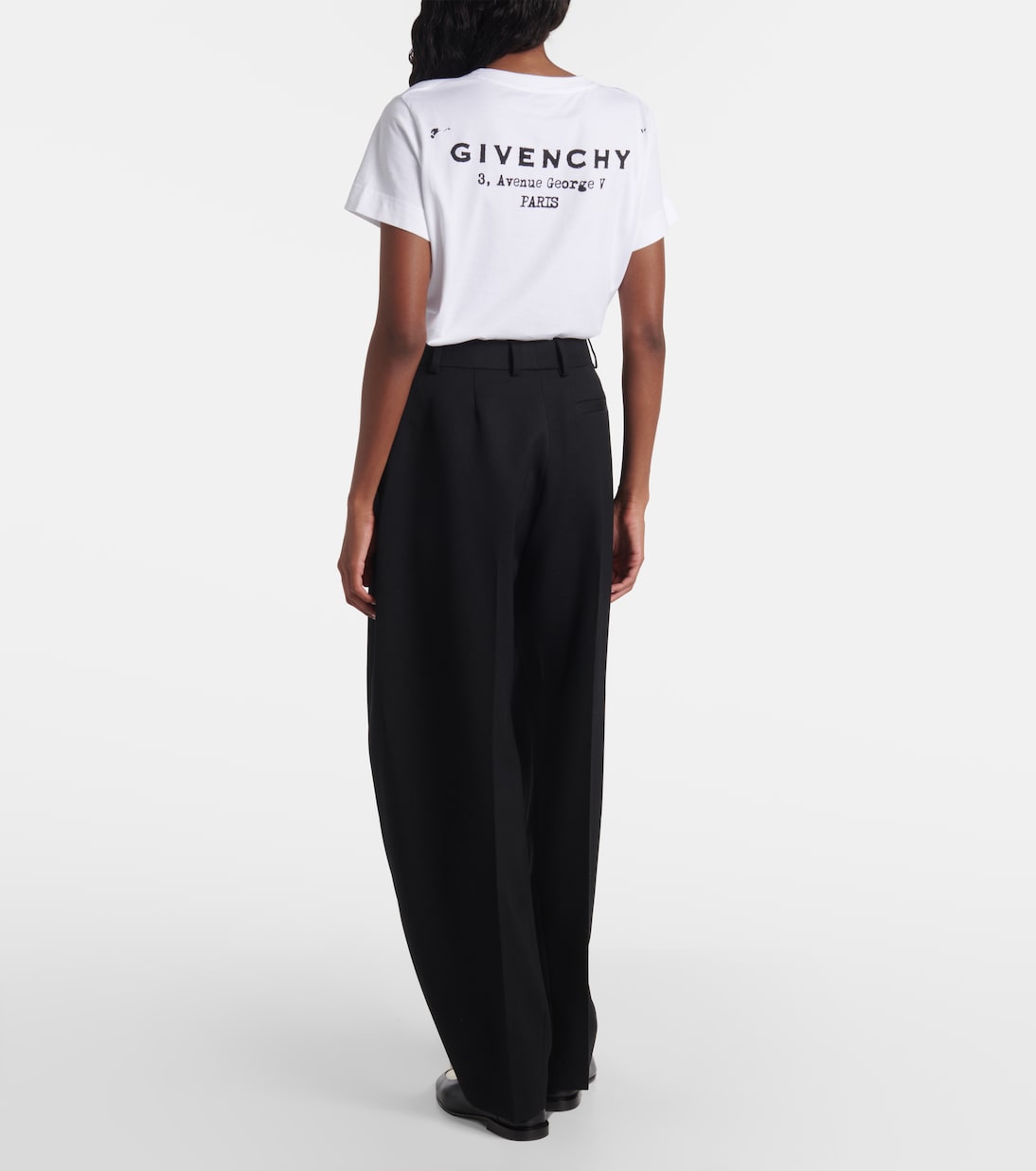 Barrel-Hose Cocoon aus Wolle | Givenchy