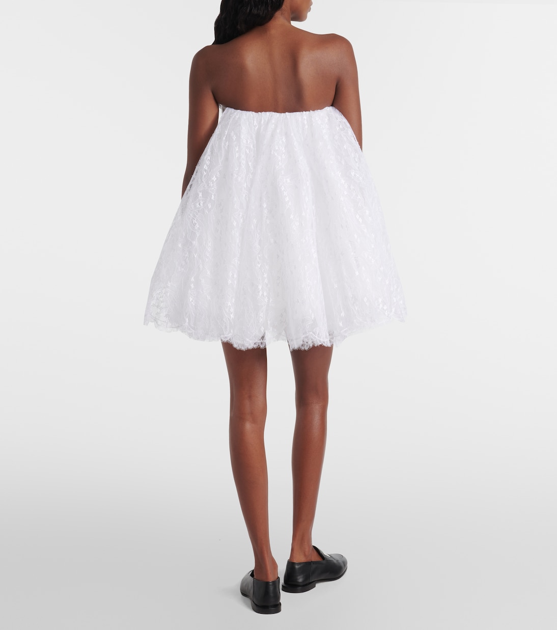 Caped lace bustier dress | Givenchy