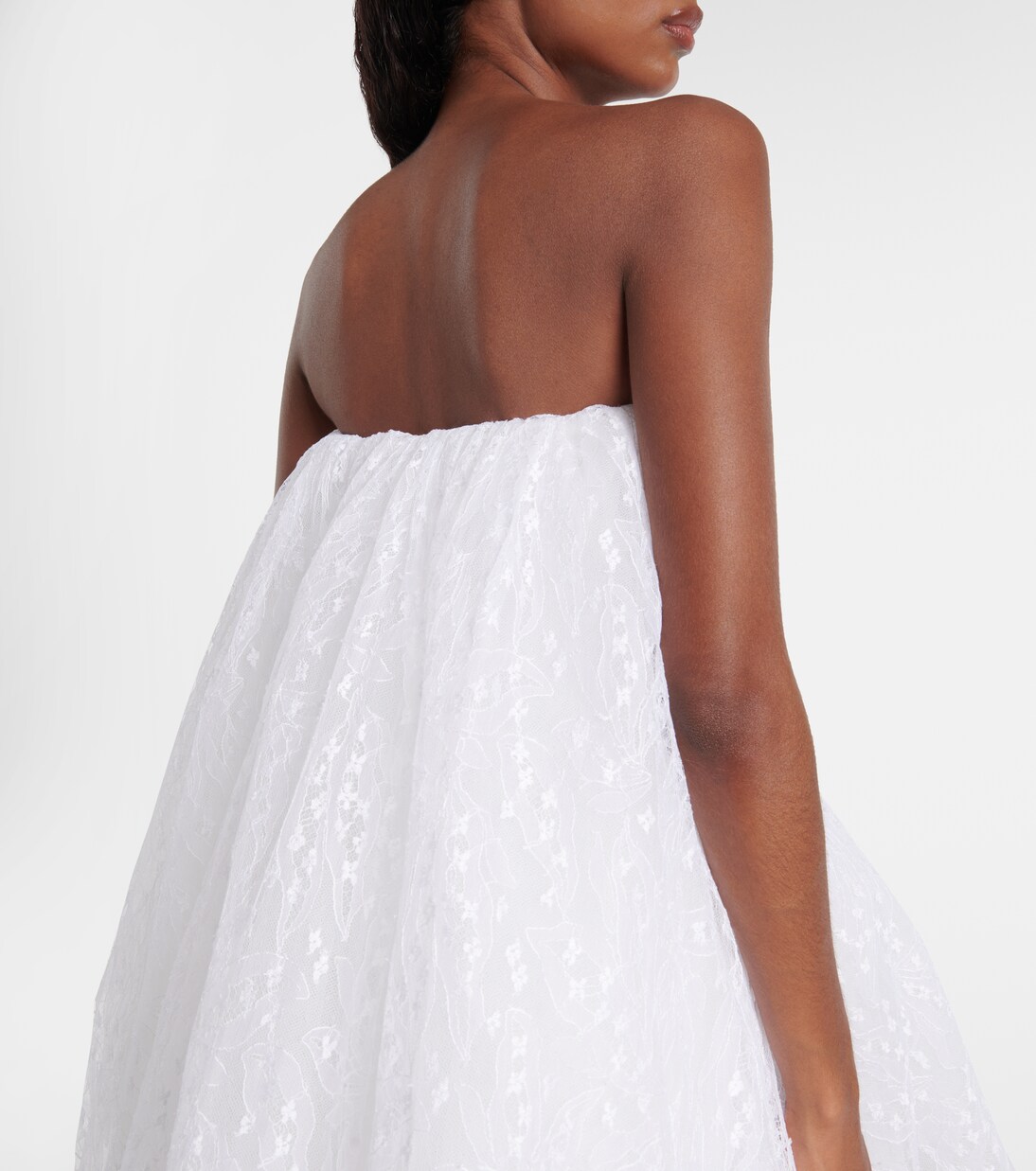 Caped lace bustier dress | Givenchy