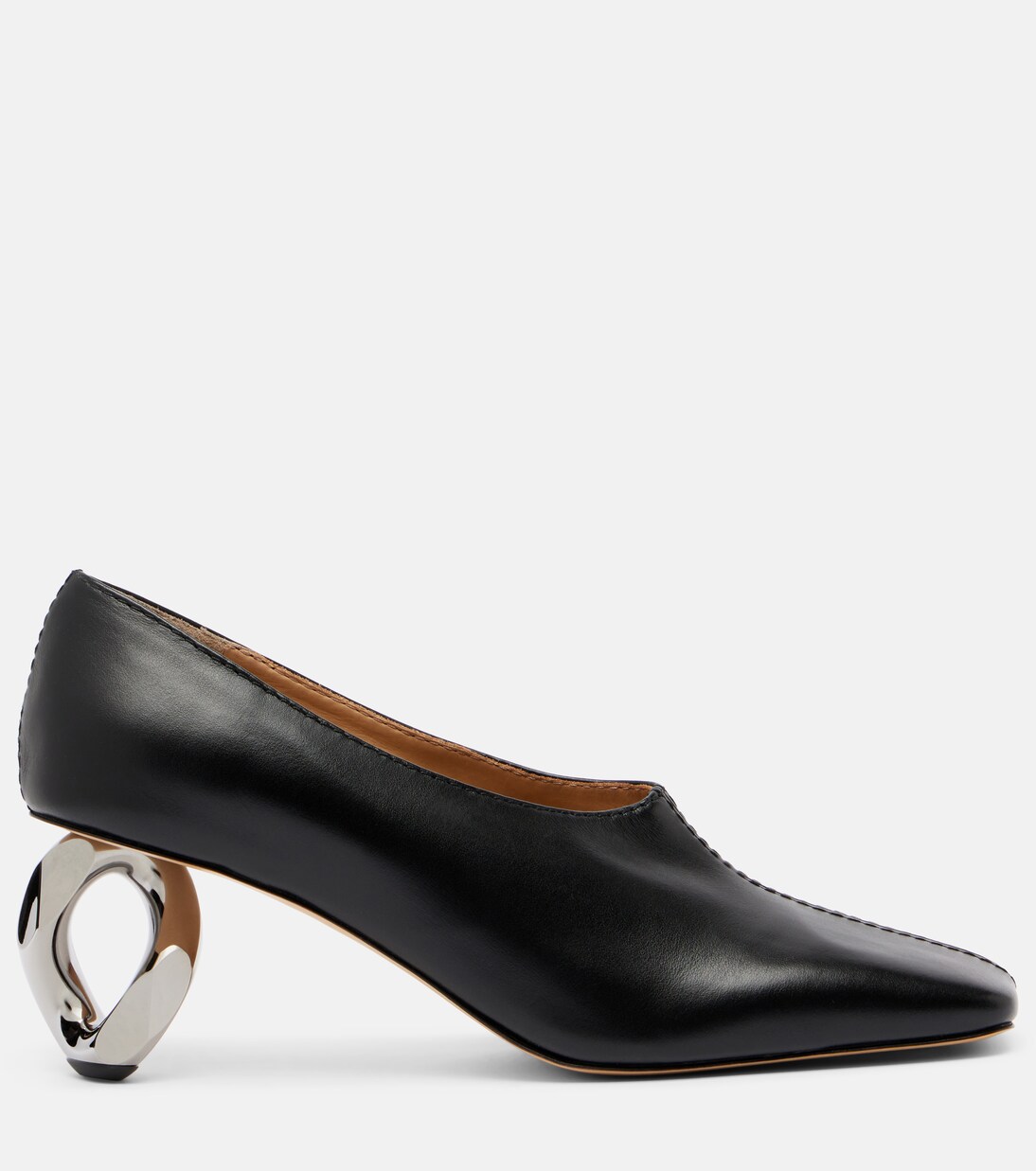 Chain 95 leather pumps | JW Anderson