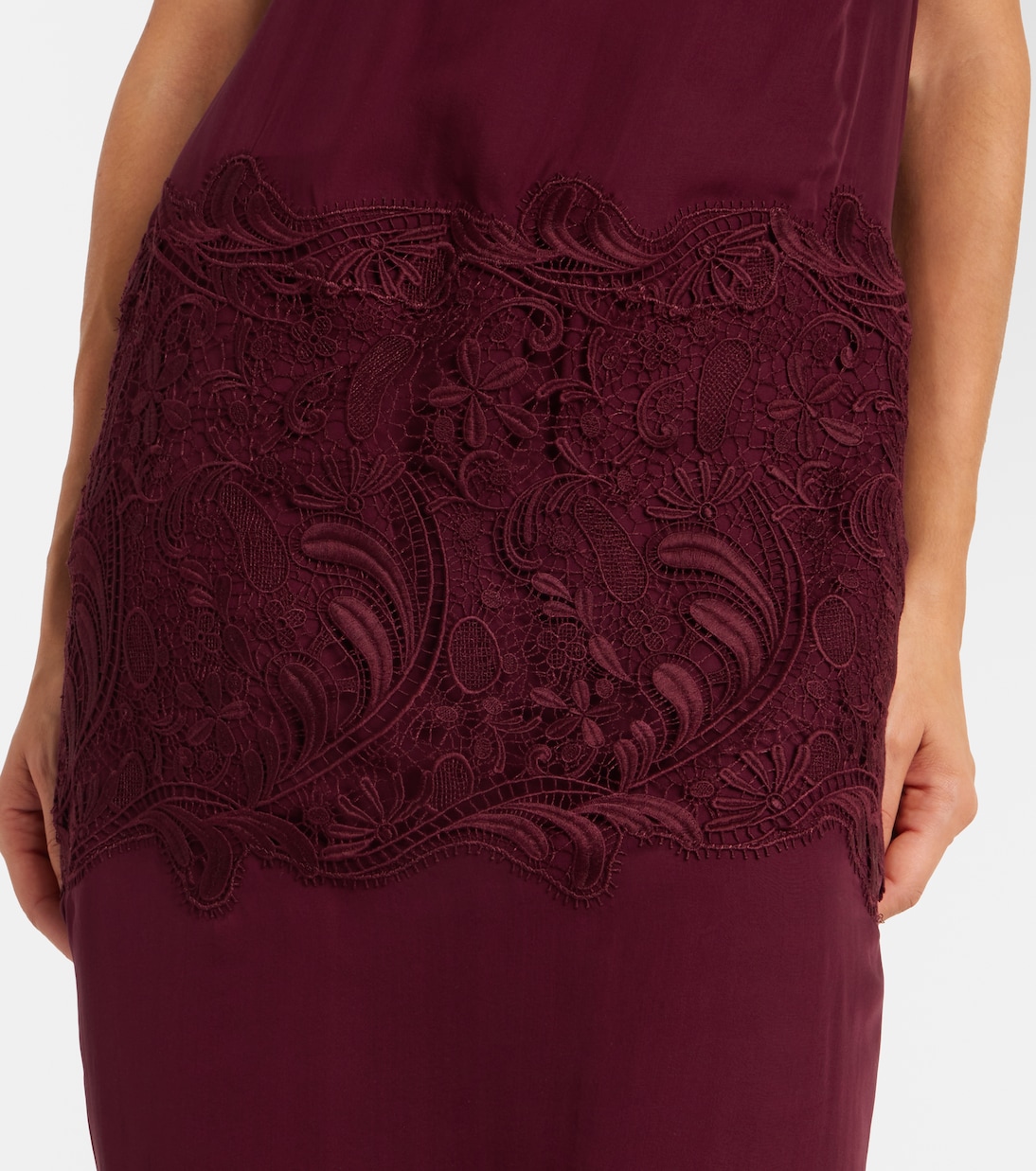 无肩带中长连衣裙 | Ferragamo