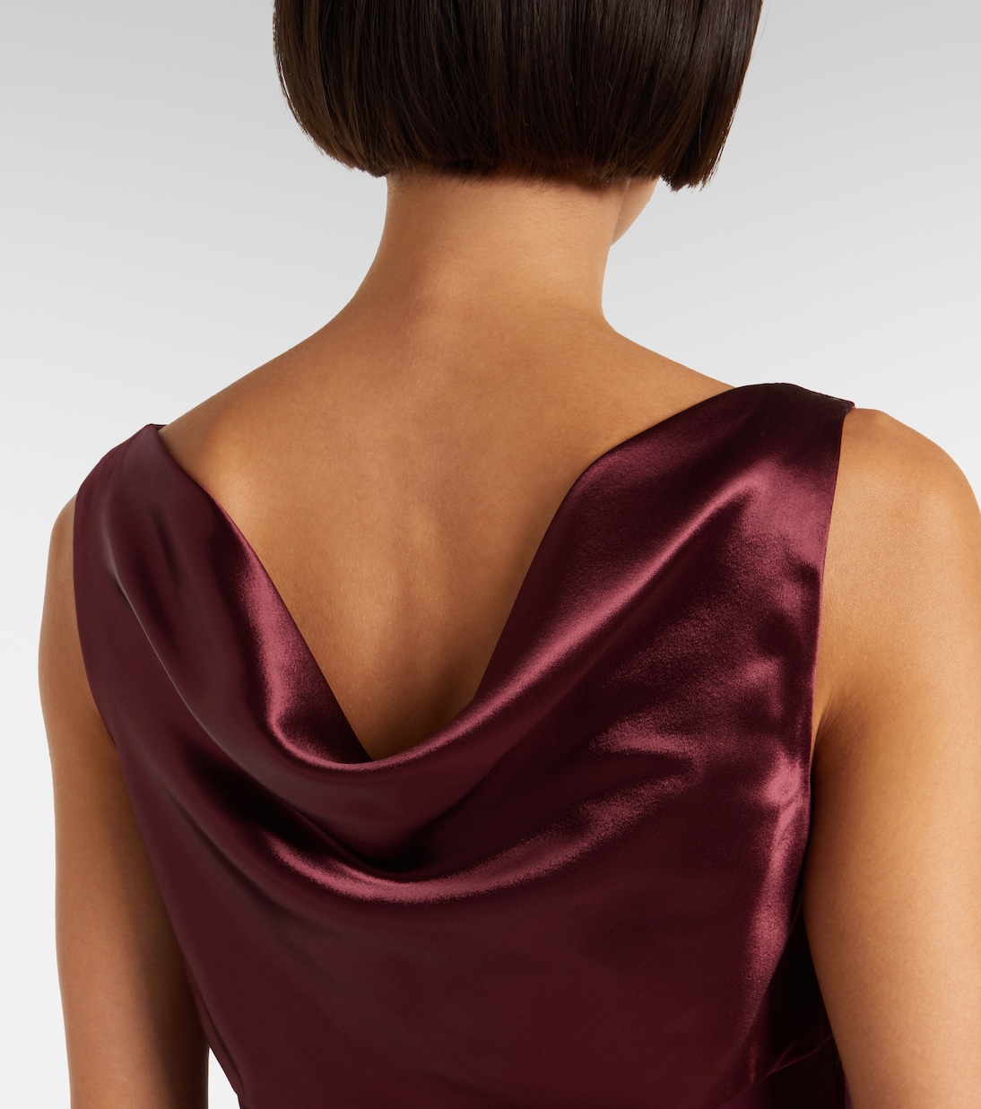 无肩带中长连衣裙 | Ferragamo