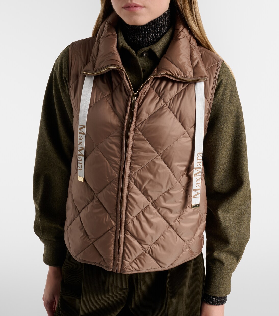 Tregic quilted zip-up vest | Max Mara