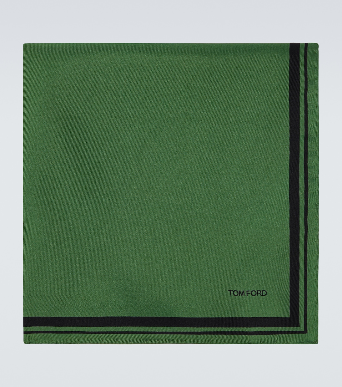 Printed silk twill pocket square | Tom Ford